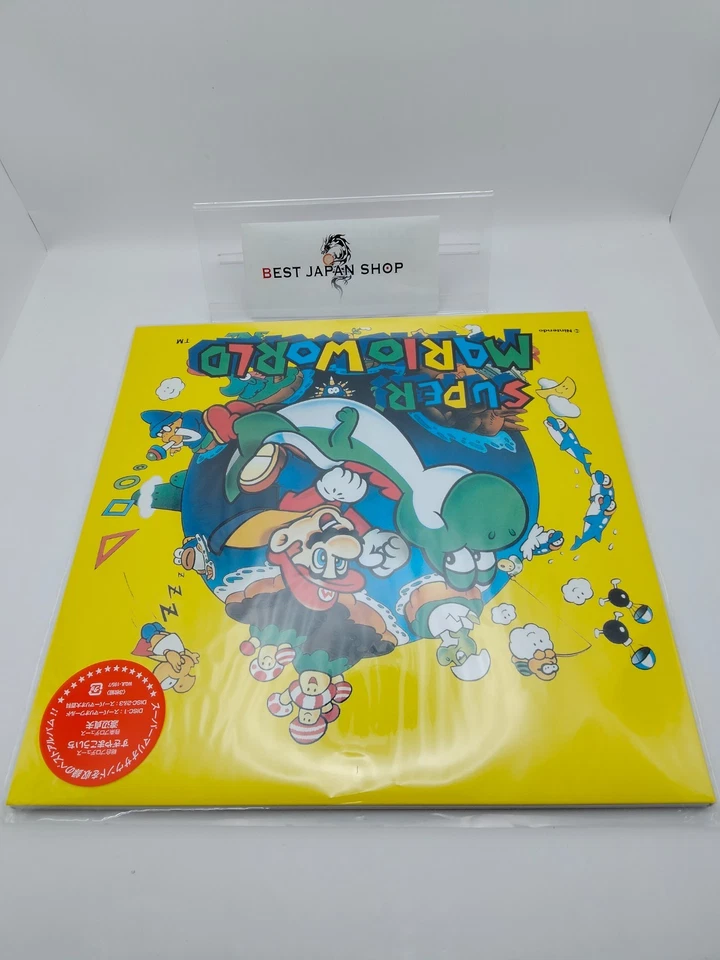 Super Mario World 3LP Vinyl LP record Soundtrack WQJL195/197 Game Music Japan - Image 4 of 4