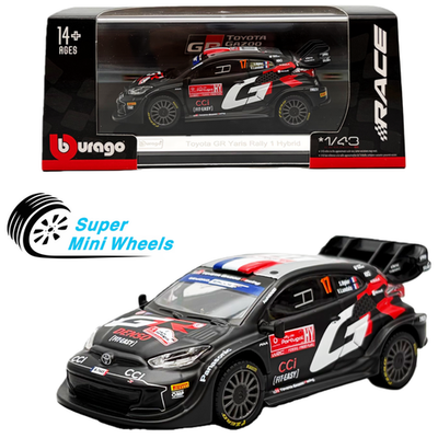 Bburago 1:43 Toyota GR Yaris Rally 1 Hybrid | eBay