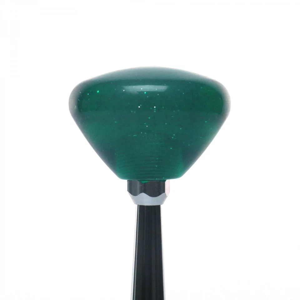 Red I <3 for NISSAN Green Retro Metal Flake Shift Knob w/ M16x1.5 Insert Auto - Image 2 of 4