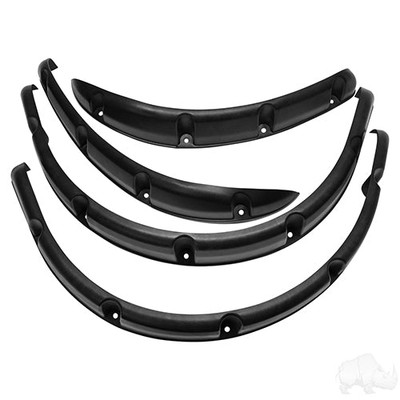 Red Hawk Fender Flare Set ACC-FF22 RHOX for EZGO RXV 2016 Onward Golf Cart OEM