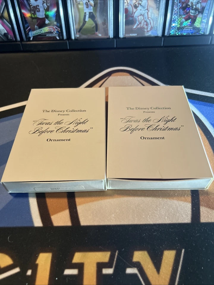 Disney Twas the Night Before Christmas Metal Ornaments Mickey Mouse & Goofey - Image 2 of 3