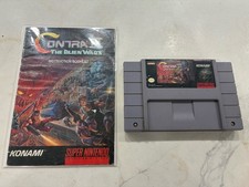 Contra III 3: The Alien Wars W/Manual Super Nintendo SNES Authentic