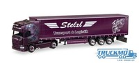 Herpa Stelzl Lkw Modell Scania R Tl Gardinenplanen-Sattelzug 307987