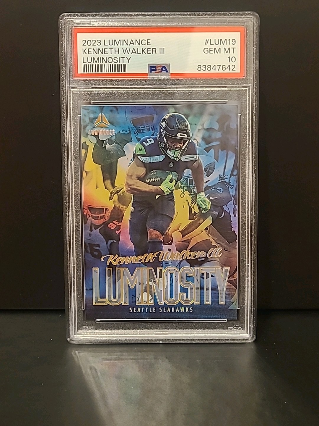 2023 Panini Luminance - Luminosity Kenneth Walker III #LUM-19 PSA 10