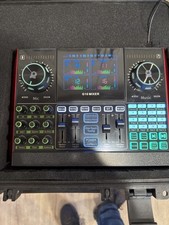 G10 DJ Audio Mixer Podcast Equipment Live Sound Card for Streaming With Case