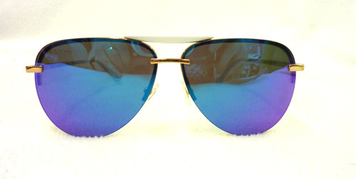 DIFF TAHOE GD-PU181 PRC GOLD WHITE PURPLE MIRROR AVIATOR SUNGLASSES