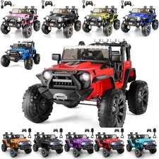 Kids Car Toy 24V Heavy Duty Ride on Truck with Remote Bluetooth LED Lights Gift~