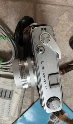 MINOLTA Hi-MATIC 7s 35mm Film Camera w/ Lens, Case, Accessories