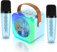 Toys for Girls Karaoke Machine for Kids, Mini Karaoke Machine with Microphones