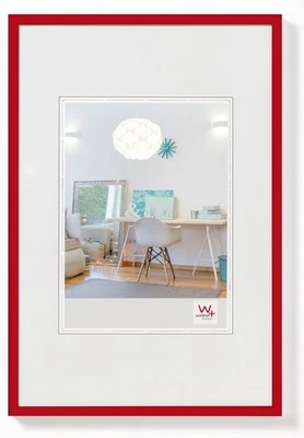 Cadre Photo Rouge 50 x 70 cm New Lifestyle Cadre en Plastique KV070R - Photo 1/4