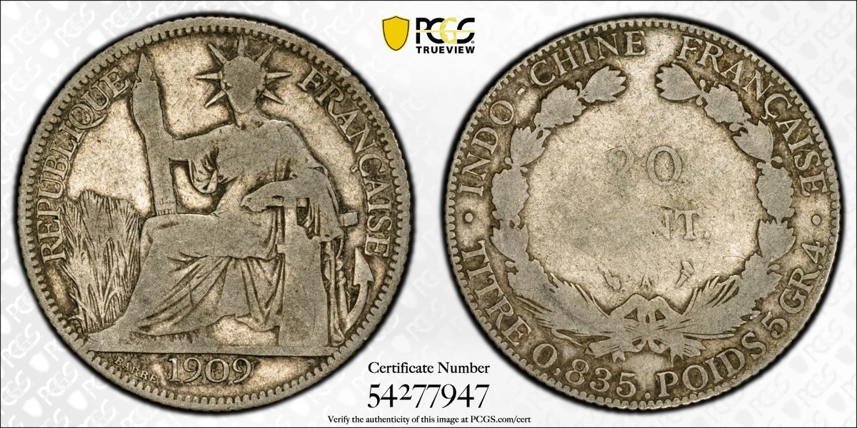 Circulated Silver 1909 Year Asian Coins for sale | eBay