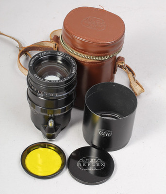 KINOPTIK 100MM F/2 FOR ALPA W FILTER HOOD CAPS CASE NEEDS SERVICE CLEAN GLASS