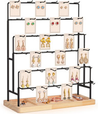 Jewelry Display for Vendors, 36 Hooks Earring Display Stands for Selling, Earrin
