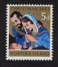 Christmas Norfolk 1965 MNH SG#59 Sc#70