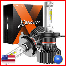 Sealight H4/9003 Bulbs H4 Powersport 6 Times Super Brighter 30000Lm 9003 Light