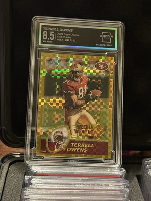 2003 Topps Chrome #153 Terrell Owens Gold Xfractor /101 Weekly Wrap Up
