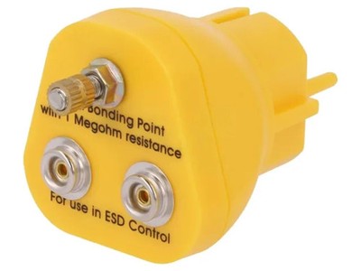 CPG 3000 10M-1R Erdungsstecker ESD 1MΩ ELME