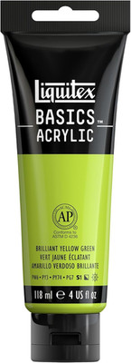 BASICS Acrylic Paint, 118Ml (4-Oz) Tube, Titanium White