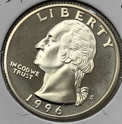 1996 S Washington Quarter - DCAM Proof - From Silver Proof Set
