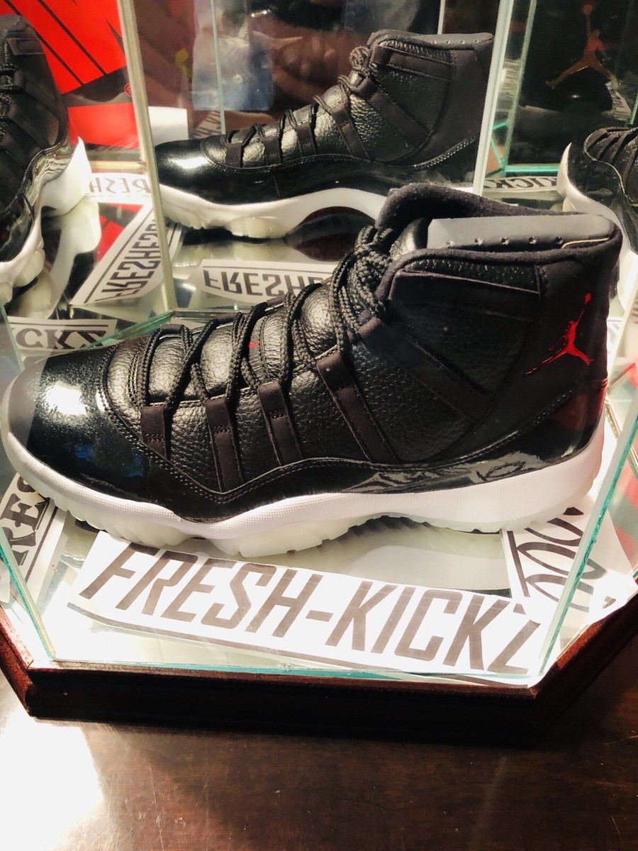 New DS Nike Air Jordan 11 (XI) Retro 72-10 2015 Black/Red  display picture 3