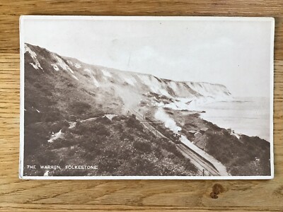 The Warren, Folkstone, Kent, unbespielte alte Postkarte B383
