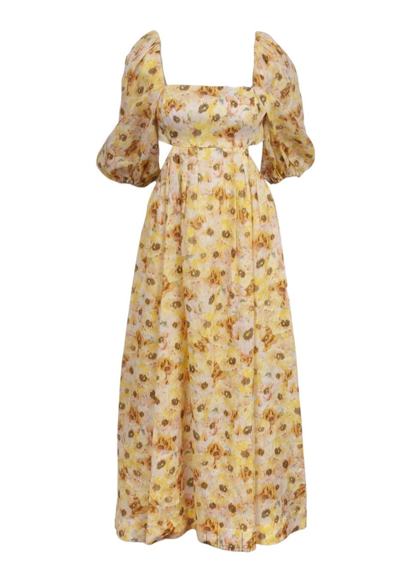 【Zimmermann】LIGHTBURST CUT OUT MIDI カットアウト ミディ Shop Zimmermann - Lightburst Floral Cut-Out Minidress | Saks