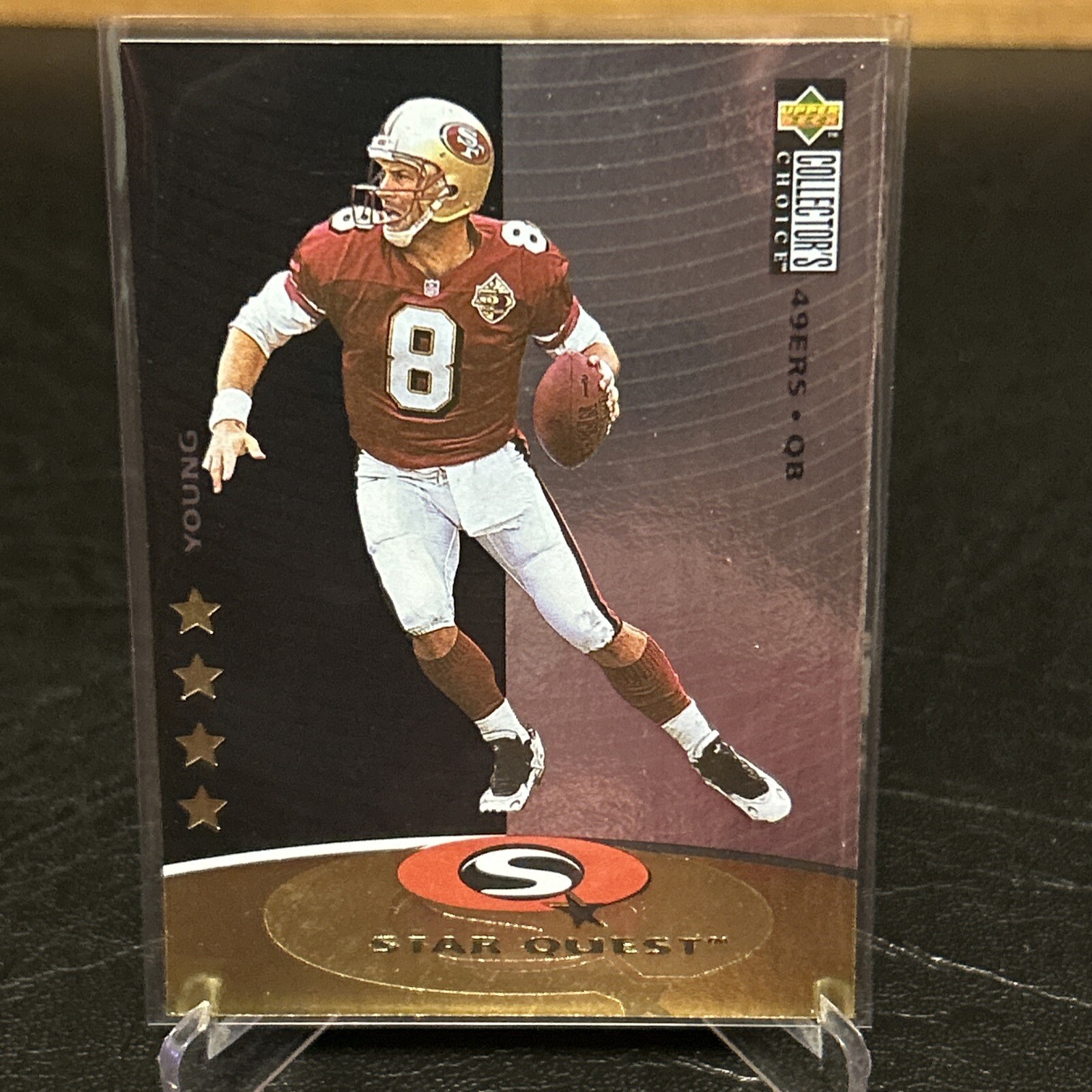 1997 Upper Deck Collector's Choice Starquest Steve Young 49ers #SQ84 🏈