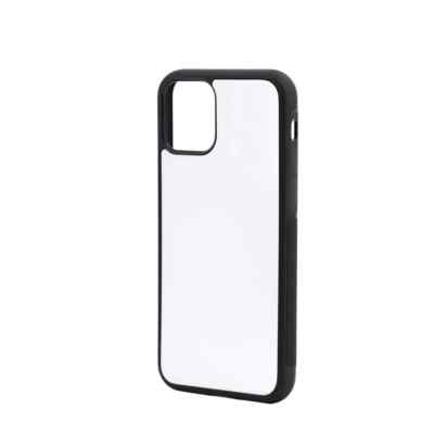 Neu Leere 2D Sublimation Schwarz Gummi Hüllen für iPhone 5 6+ 11 Pro 13 Pro 14 Max