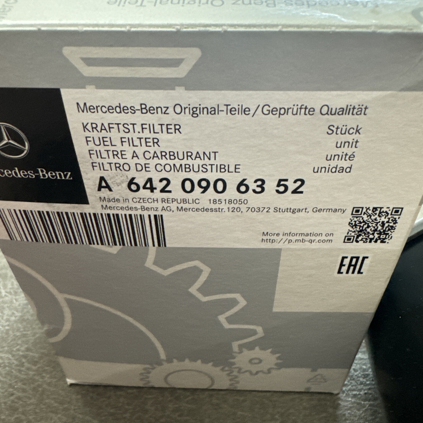 Mercedes Benz Fuel Filter A6420906352 New | eBay 