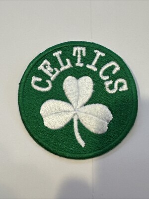 Boston Celtics vintage iron  logo Patch Lot 2.5  X 2.5 NBA patch