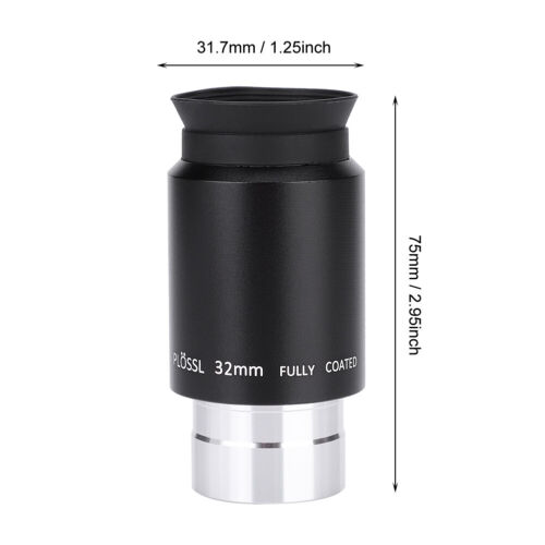 Astronomy Telescope Lens Eyepiece Plossl 32mm Viewing Field