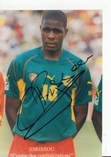 Mo Idrisson Kamerun Nationalmannschaft TOP Foto Orig. Sign. +A45350