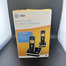 AT T Dual Handset Cordless Telephone AT3211-2 Dect 6.0 BRAND NEW Open Box