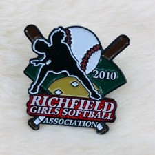 2010 Richfield Girls Softball Association Enamel Lapel Pin