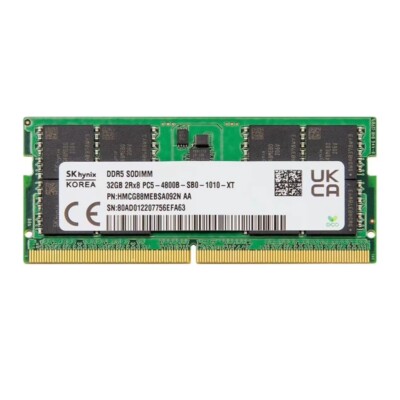 New SK Hynix 32GB DDR5 4800MHz PC5-38400 2RX8 SODIMM Memory Ram