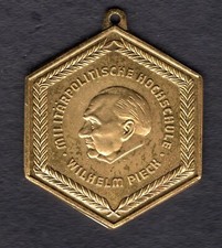Medaille DDR -Militärpolitische Hochschule "Wilhelm Pieck" gebraucht( ASV)