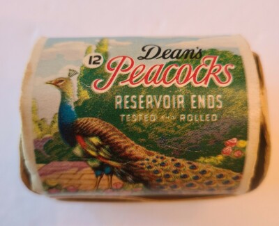 1950's Dean's Peacock Phophylactics Comdoms Dome Rubber Box 12 Count EMPTY