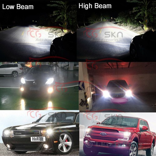 LED Headlight Bulbs Headlamp Durable 6000K White for Honda Rancher 350 400 - Picture 4 of 9