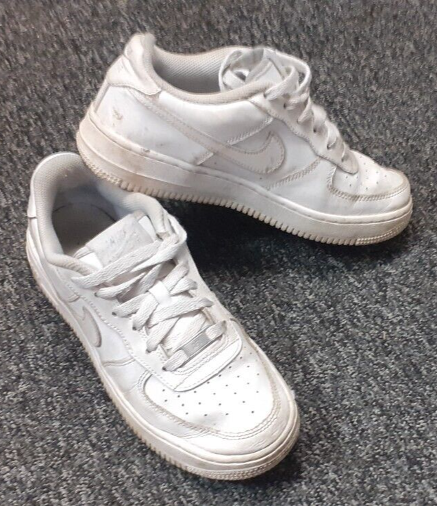 Nike Air Force Low (GS) White 314192-117 Junior Trainers Size UK