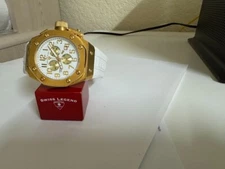 Men's Swiss Legend 10541-YG-02-GA Trimix Diver Chronograph Watch