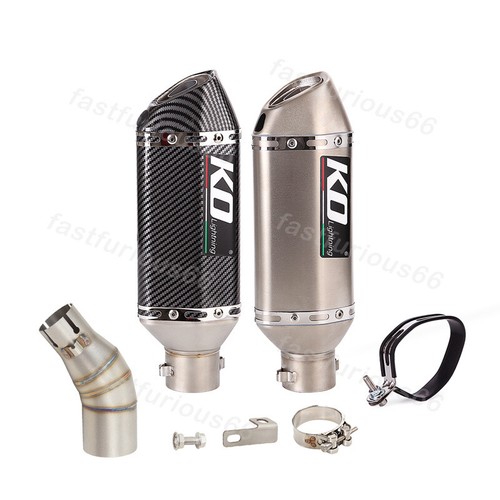 For CF-moto Papio 125 2023 Slip On Exhaust Middle Link Pipe Muffler Tips Escape