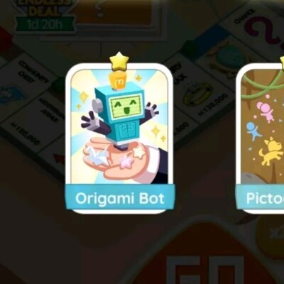 Origami Bot - Mo-no-poly Go - 1 Stern Sticker - KAUFEN SIE 1 ERHALTEN SIE 1 GRATIS 1 Stern Aufkleber*