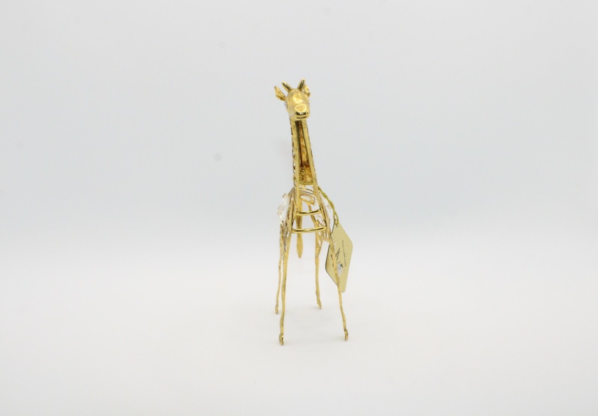 Swarovski Crystal Element Studded Baby Giraffe Figurine Ornament