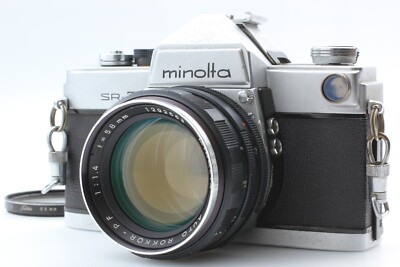 [EXC + 5 Meter funktioniert] MINOLTA SR-7 35mm SLR Body MC 58mm F1.4 Objektiv...