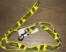Yellow Dog Designs Dog Leash Caution Working Dog 6' Long USA MADE Brand New!