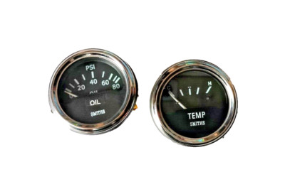 Smiths Replik Elektrisch Temperatur & Elec Öldruck Anzeige 52mm 5.2cm 12V 18-17