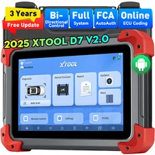 2025 XTOOL D7 V2.0 Car All System Diagnostic Scanner Active Test Tool 36 Service