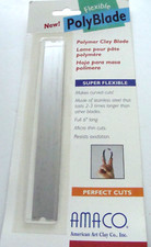 NEW SEALED 6" Amaco flexible PolyBlade for Polymer Clay Crafts Design 11052K