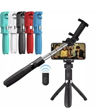   Selfie Stick Wireless Bluetooth with Remote and Extendable Tripod Phone Holder
