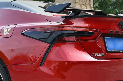 Smoked Black Tail Light Covers For Chevrolet Camaro 2019+ – ABS Trim Guards, Easy Tape Installation